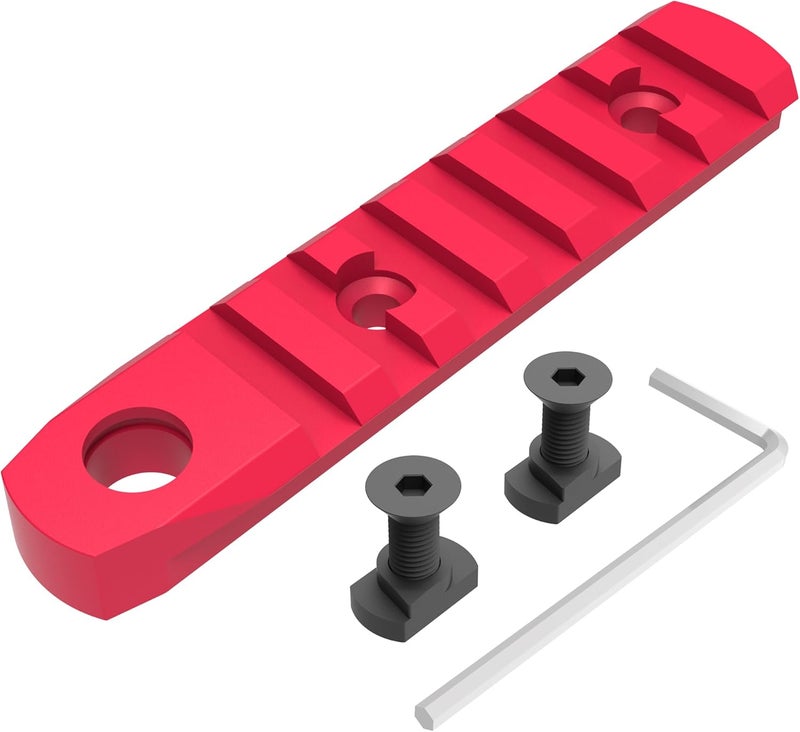 TPO 4-Slot, 7-Slot Aluminum Mlok Picatinny Rail Mount, T-Nuts & Screws & Hex Wrench Included (MK4, MK7) - Image 1